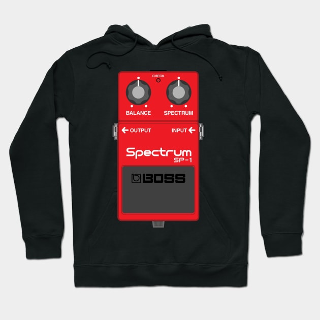 Boss SP-1 Spectrum Guitar Effect Pedal Hoodie by conform